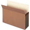 SMD73234 - Straight Tab Cut Letter Recycled File Pocket, 8 1/2" x 11", 5 1/4" Expansion, Top Tab Location, 12.5 pt., Redrope, Tear Resistant, Rounded Corner, Reinforced Gusset, 30% Recycled, 10 / Box