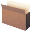 SMD73274 - Straight Tab Cut Letter Recycled File Pocket, 8 1/2" x 11", 5 1/4" Expansion, Top Tab Location, 12.5 pt., Redrope, Tear Resistant, Rounded Corner, Reinforced Gusset, 30% Recycled, 10 / Box