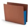 SMD73679 - Straight Tab Cut Letter Recycled File Pocket, 8 1/2" x 11", 3 1/2" Expansion, 1 Pocket(s), Top Tab Location, 12.5 pt., 2 Plys, Blue, Tear Resistant, 30% Recycled, 10 / Box