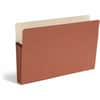 SMD74224 - Straight Tab Cut Legal Recycled File Pocket, 8 1/2" x 14", 3 1/2" Expansion, Top Tab Location, 12.5 pt., Redrope, Reinforced Gusset, Tear Resistant, Rounded Corner, 30% Recycled, 25 / Box