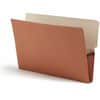 SMD74624 - Legal Recycled File Pocket, 8 1/2" x 14", 3 1/2" Expansion, End Tab Location, Redrope, Reinforced, 30% Recycled, 10 / Box