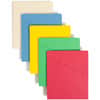 SMD75425 - Letter Recycled File Jacket, 8 1/2" x 11", 11 pt., Manila, Blue, Green, Red, Yellow, 10% Recycled, 25 / Pack