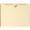 SMD75540 - Straight Tab Cut Letter Recycled File Jacket, 8 1/2" x 11", 1 1/2" Expansion, 11 pt., 2 Plys, Manila, Reinforced, Slip Resistant, 10% Recycled, 50 / Box
