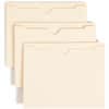 SMD75560 - Straight Tab Cut Letter Recycled File Jacket, 8 1/2" x 11", 2" Expansion, 11 pt., 2 Plys, Manila, Reinforced, Slip Resistant, 10% Recycled, 50 / Box