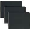 SMD81124 - Premium Pressboard Letter Recycled Fastener Folder, 8 1/2" x 11", 2" Expansion, 1 Fastener, 2" for Folder, 25 pt., Pressboard, Black
