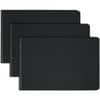 SMD81178 - Premium Pressboard Ledger Recycled Fastener Folder, 11" x 17", 3" Expansion, 1 Fastener, 3" for Folder, 25 pt., Pressboard, Black