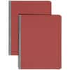SMD81752 - Premium Pressboard Fastener Folder, 3" Folder Capacity, 8 1/2" x 11", 3" Expansion, 1 Fastener, 25 pt., Pressboard, Red, Reinforced Hinge, Heavy Duty, Moisture Resistant, Stain Resistant, 60% Recycled