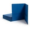 SMD87854 - Letter Recycled Pocket Folder, 8 1/2" x 11", 100 Sheets Capacity, Folder, 2 Pocket, 11 pt., Leatherette, Dark Blue, 10% Recycled, 25 / Box