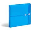 SMD89522 - Ultracolor Letter File Pocket, 8 1/2" x 11", 200 Sheets Capacity, 1 1/4" Expansion, Polypropylene, Blue, 5 / Pack