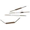 SMD68220 - Self-Adhesive Fasteners, 2" Size Capacity, Self-adhesive, Brown, Steel, 100 / Box