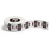 SMD67088 - BCCR Bar-Style Color-Coded Labels, R, x 1 1/4" Width x 1" Length, Brown, Laminated, 1 Roll