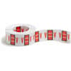 SMD67092 - BCCR Bar-Style Color-Coded Labels, V, x 1 1/4" Width x 1" Length, Dark Orange, Laminated, 1 Roll