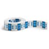 SMD67094 - BCCR Bar-Style Color-Coded Labels, X, x 1 1/4" Width x 1" Length, Blue, Laminated, 1 Roll