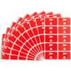 SMD67171 - AlphaZ ACCS Color-Coded Labels, A, x 1" Width x 1 5/8" Length, Red, Laminated, 10 / Sheet, 100 / Pack