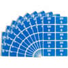 SMD67172 - AlphaZ ACCS Color-Coded Labels, B, x 1" Width x 1 5/8" Length, Dark Blue, Laminated, 10 / Sheet, 1 Pack