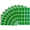 SMD67173 - AlphaZ ACCS Color-Coded Labels, C, x 1" Width x 1 5/8" Length, Dark Green, Laminated, 10 / Sheet, 100 / Pack