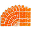 SMD67176 - AlphaZ ACCS Color-Coded Labels, F, x 1" Width x 1 5/8" Length, Orange, Laminated, 10 / Sheet, 1 Pack
