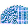 SMD67185 - AlphaZ ACCS Color-Coded Labels, O, x 1" Width x 1 5/8" Length, Dark Blue, Laminated, 10 / Sheet, 1 Pack