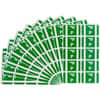 SMD67186 - AlphaZ ACCS Color-Coded Labels, P, x 1" Width x 1 5/8" Length, Dark Green, Laminated, 10 / Sheet, 1 Pack