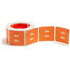 SMD67424 - DCC Color-Coded Numeric Labels, 4, x 1 1/2" Width x 1 1/2" Length, Orange, Laminated, 250 / Roll