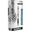 ZEB27110 - STEEL 3 Series F-301 Retractable Ballpoint Pen, 0.7 mm Fine Pen Point, Refillable, Retractable, Black Ink, Stainless Steel Stainless Steel Barrel, 1 Dozen