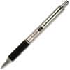 ZEB29210 - STEEL 4 Series F-402 Retractable Ballpoint Pen, 0.7 mm Fine Pen Point, Refillable, Retractable, Black Ink, Stainless Steel Barrel, 1 Each
