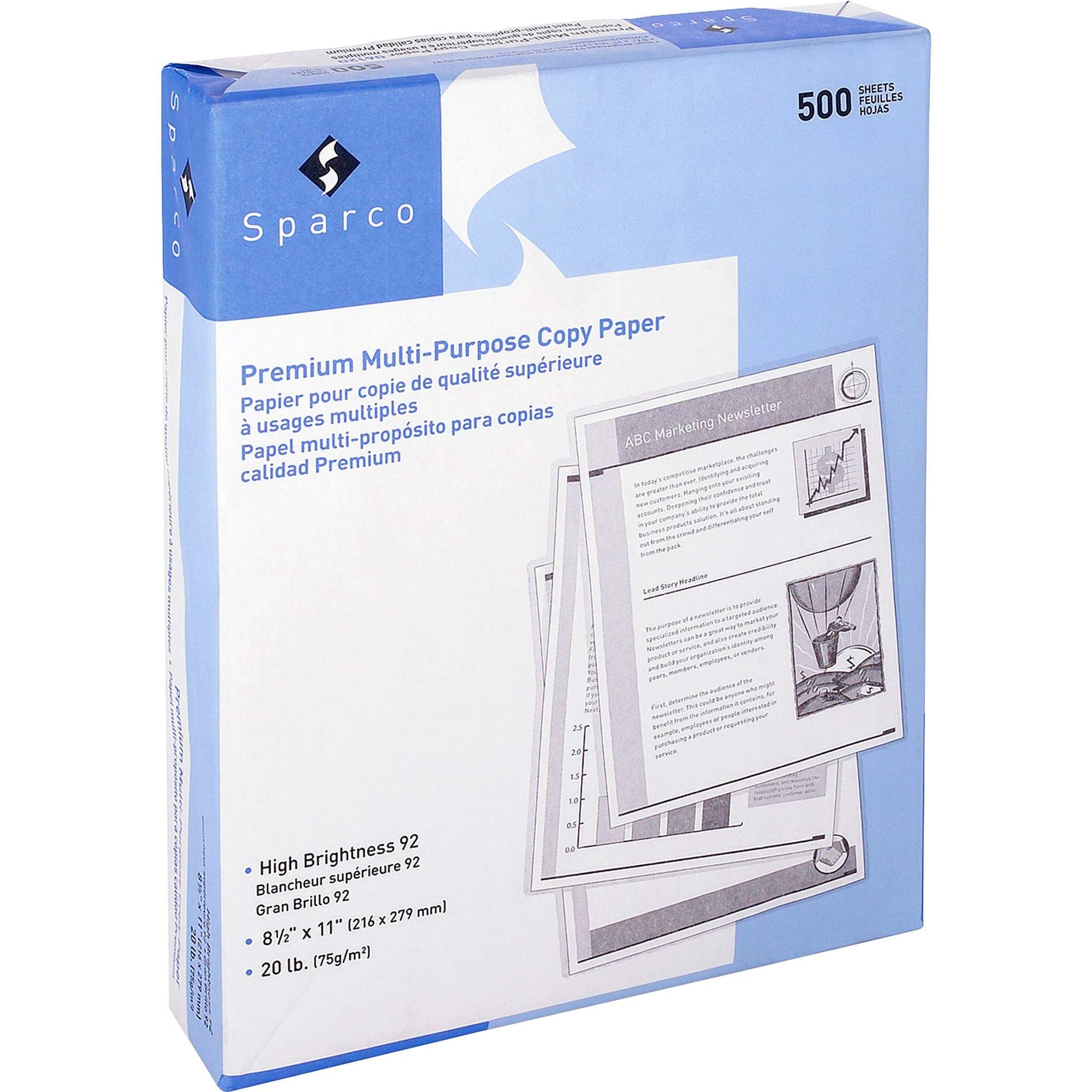 「PAPER IN DESIGN」 Boise X-9 Multi-Use Printer & Copy Paper, White, Letter (8.5