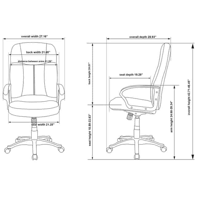 Lorell Chadwick Series Executive High-Back Chair - Black Leather Seat - Black Frame - 5-star Base - Black - 1 Each Lorell Chadwick Series Executive High-Back Chair - Black Leather Seat - Black Frame - 5-star Base - Black - 1 Each