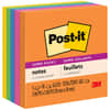 MMM6545SSUC - Super Sticky Notes - Energy Boost Color Collection, 450, 3" Flag/Note Width x 3" Flag/Note Length, Square, 90 Sheets per Pad, Unruled, Vital Orange, Tropical Pink, Sunnyside, Blue Paradise, Limeade
