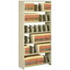 TNN1276PCSD - Shelving Starter Unit, 36" Width x 12" Depth x 76" Height, 6 x Shelf(ves), Letter, Vertical, 400 lb Load Capacity, Sand, Steel, Recycled, Assembly Required, 1 Each