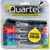 QRT5001M - EnduraGlide Dry-Erase Markers, Chisel Marker Point Style, Assorted, 4 / Set