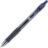 PIL31187 - Premium Gel Ink Retractable Pens, Refillable, Retractable, Navy Blue Ink, Gel-based, Clear Barrel, 12 / Dozen