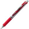 PENBL77B - EnerGel RTX Rollerball Pen, 0.7 mm Medium Pen Point, Refillable, Retractable, Red Ink, Gel-based, Silver Barrel, Metal Tip, 1 Each