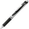 PENBL77A - EnerGel RTX Rollerball Pen, 0.7 mm Medium Pen Point, Refillable, Retractable, Black Ink, Gel-based, Silver Barrel, Metal Tip, 1 Each