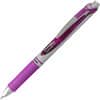 PENBL77V - EnerGel RTX Rollerball Pen, 0.7 mm Medium Pen Point, Refillable, Retractable, Violet Ink, Gel-based, Silver Barrel, Metal Tip, 1 Each
