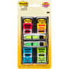MMM680SH4VA - Message Flag Value Pack, 248, 1" Flag/Note Width x 1 3/4" Flag/Note Length, Arrow, Rectangle, Unruled, SIGN HERE, Red, Blue, Yellow, Green, Red, Removable, Self-adhesive, Dispenser Included, 1 Pack