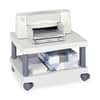 SAF1861GR - Economy Under Desk Printer Stand, 1 x Shelf(ves), 11.50" Height x 20" Width x 17.50" Depth, Plastic, Gray
