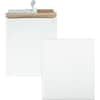 QUA64019 - Sturdy Fiberboard Photo Mailers, Board, 12 3/4" Width x 15" Length, Self-sealing, White, Fiberboard, 25 / Box