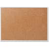 QRT2304 - Classic Series Bulletin Board, 36" Board Height x 48" Board Width, Brown Natural Cork Surface, Heavy-gauge, Self-healing, Heavy Duty, Silver Aluminum Frame, 1 Each