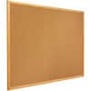 QRT303 - Classic Series Cork Bulletin Board, 24" Board Height x 36" Board Width, Brown Natural Cork Surface, Self-healing, Flexible, Durable, Oak Frame, 1 Each