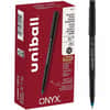 UBC60041 - Onyx Rollerball Pens, 0.5 mm Pen Point, Blue Ink, 12 / Dozen