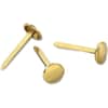 ACC71504 - Brass Fasteners, 0.38" Head, 1" Length, Flexible, Heavy Duty, Corrosion-free, Self-piercing Point, Rust Proof, Brass, 100 / Box