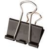 ACC72050 - Medium Foldback Binder Clips, Medium, 1.3" Width, 0.63" Size Capacity, Reusable, Black, Plastic, Tempered Steel, 12 Clips/Box, 1 Box