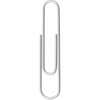 ACC72360 - Premium Paper Clips, No. 1, 10 Sheet Capacity, Galvanized, Corrosion Resistant, Silver, Metal, Zinc Plated, 100/Box, 10 / Pack