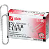ACC72385 - Premium Paper Clips, No. 1, 1.3" Length, 10 Sheet Capacity, Non-skid, Strain Resistant, Corrosion Resistant, Galvanized, Non-slip Grip, Silver, Metal, Zinc Plated, 100/Box, 10 / Pack