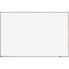 QRTEMA408 - Whiteboard, 48" (4 ft) Width x 96" (8 ft) Height, White Melamine Surface, Silver Aluminum Frame, Horizontal, 1 Each