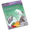APOWO100CB - Write-On Transparency Film Sheets, Letter, 8 1/2" x 11", Clear, 1 Box