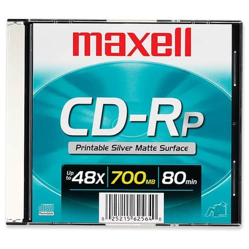 MEDIARANGE MR242 CD-R 800MB (90min. 48x Speed, Printable, Pack Of 25
