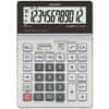 SHRVX2128V - VX-2128V 12-Digit Commercial Desktop Calculator, 4-Key Memory, Sign Change, Backspace Key, Auto Power Off, Fixed Decimal, Double Zero, 12 Digits, LCD, Battery/Solar Powered