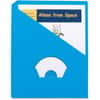PFX32902 - Essentials Letter Recycled Project File, 8 1/2" x 11", 3 1/2" Expansion, 11 pt., Blue, Tear Proof, Punched, 10% Recycled, 25 / Pack